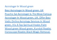 Best Astrologer in wood Green