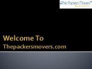 Hire best packers and movers in Pune