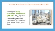 Fully Furnished Apartments Near Me