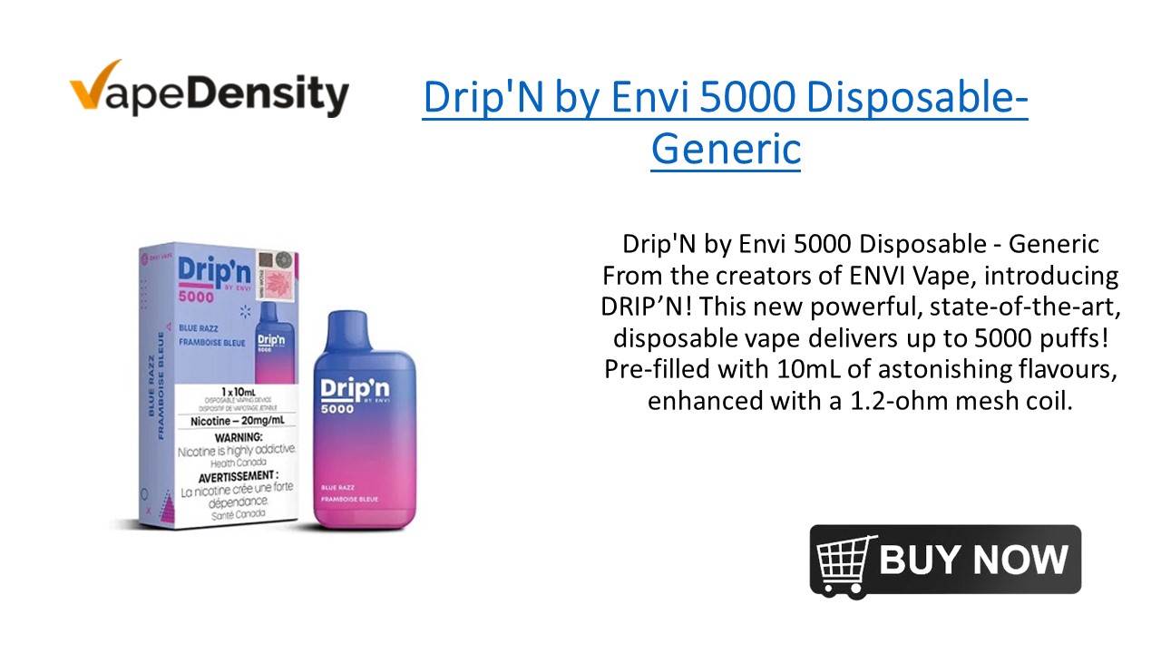 Drip'N by Envi 5000 Disposable-Generic