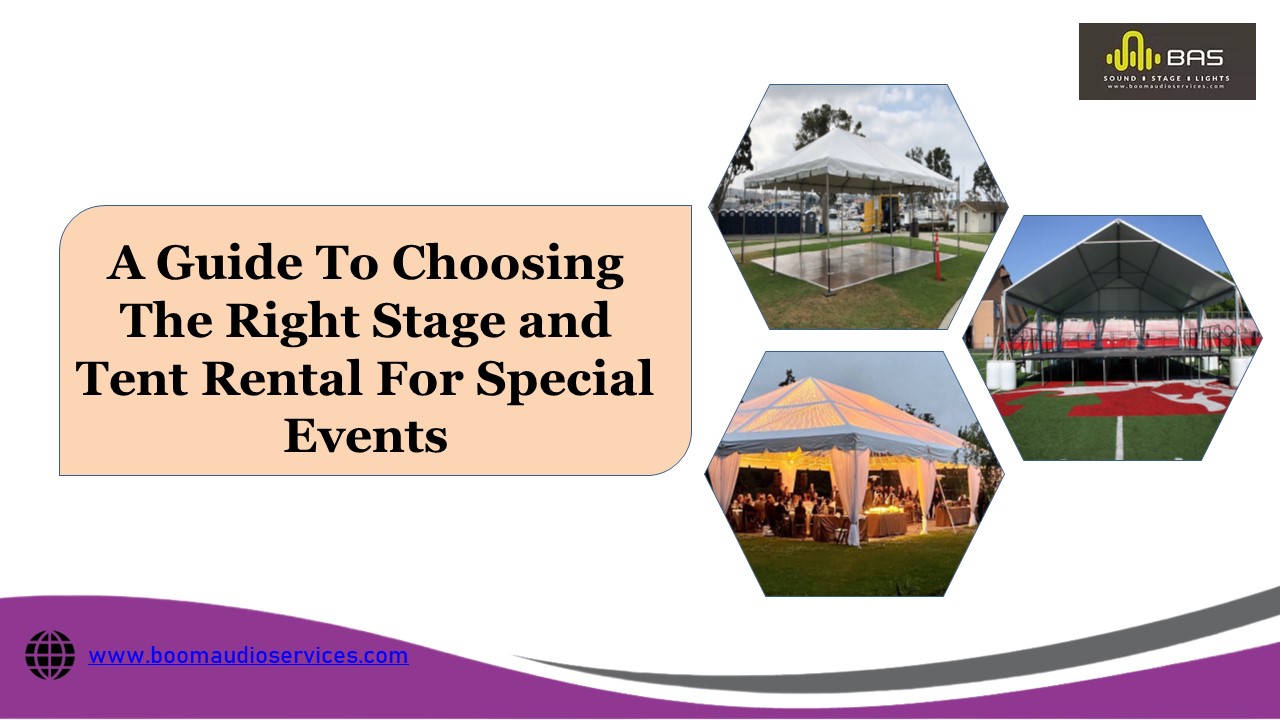 PPT A Guide To Choosing The Right Stage and Tent Rental For Special