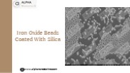 Iron Oxide Beads Coated With Silica