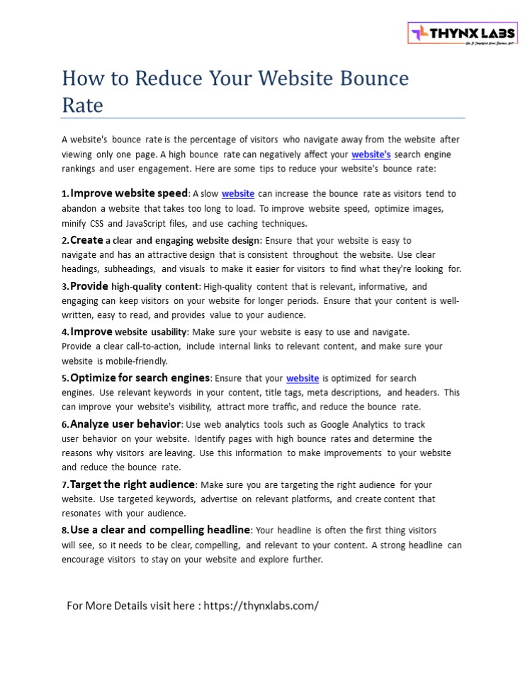 PPT – How to Reduce Your Website Bounce Rate PowerPoint presentation ...