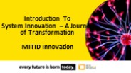 System Innovation - MIT ID Innovation