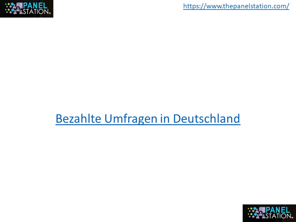 Bezahlte Umfragen in Deutschland | Die besten bezahlten Umfragen