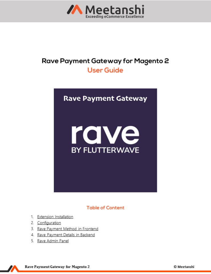 Magento 2 Rave Payment Gateway