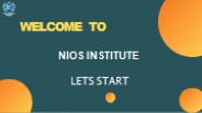 nios institute in rohini