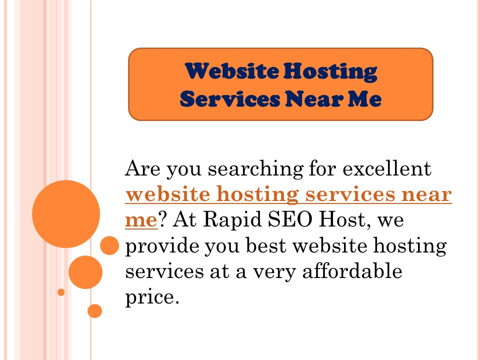 Website Hosting Services Near Me