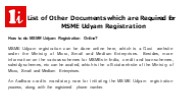 Udyog aadhar registration