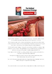 The Oxidized Cholesterol Strategy eBook PDF by Scott Davis