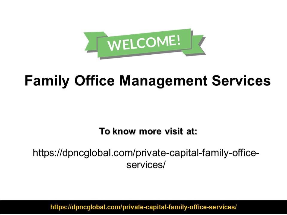 Family Office Management Services