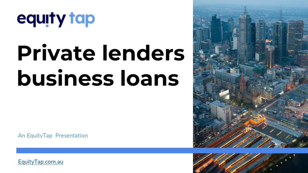 Private Lenders Business Loans
