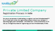Process of registering a private limited company
