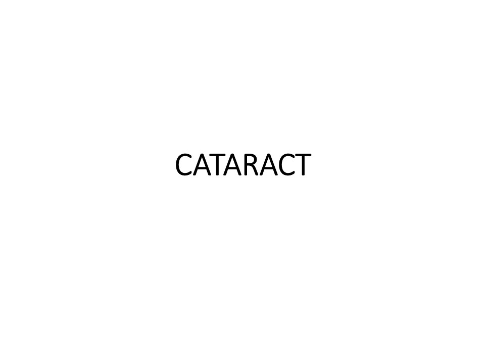 CATARACT