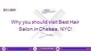 Best Hair Salon in Chelsea, NYC