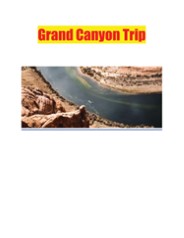 Grand Canyon Trip