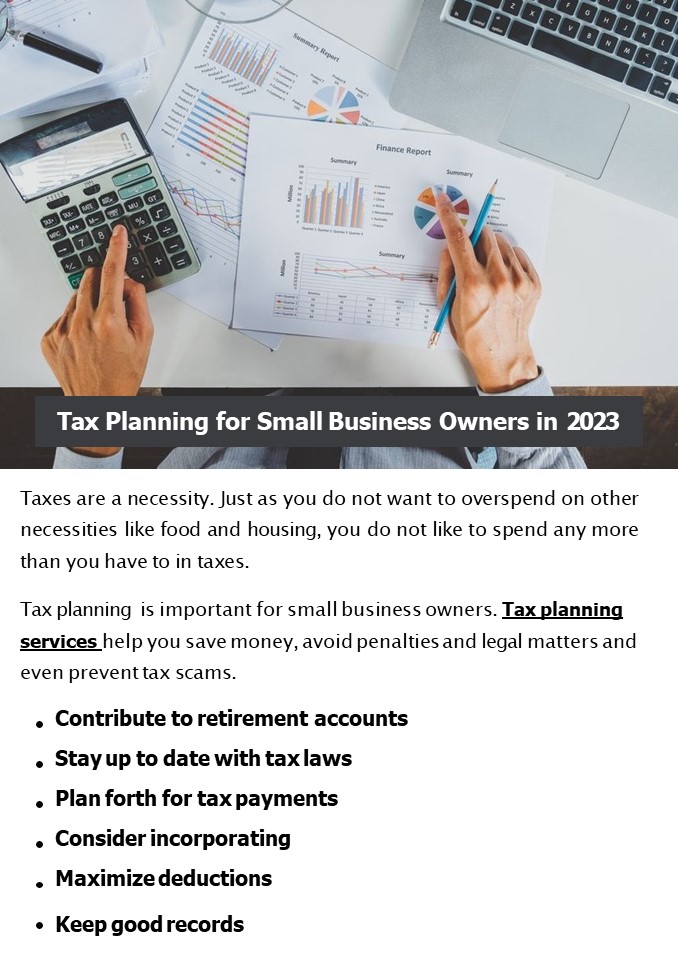 Tax Planning for Small Business Owners in 2023
