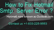 How to Fix Hotmail Smtp Server Error ?