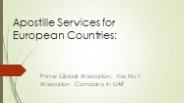 apostille services for European countries