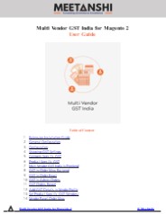 Magento 2 Multi Vendor GST India