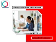 Quality Translation Services USA