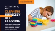 Deep Cleaning Services At Singapore