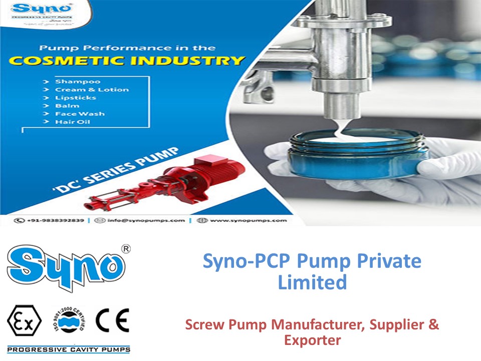 Screw Pump Manufacturer, Supplier & Exporter
