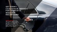 Get Event Chauffeur Service for Romantic Wedding Receptions