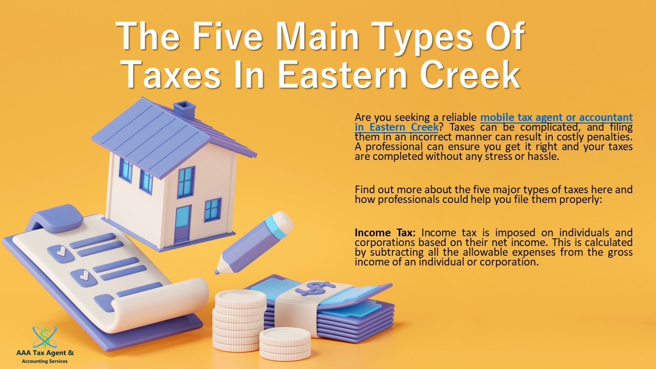 Mobile tax agent and accountant in Eastern Creek