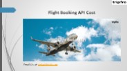 Flight Booking API Cost
