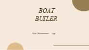 Boat Maintainence App
