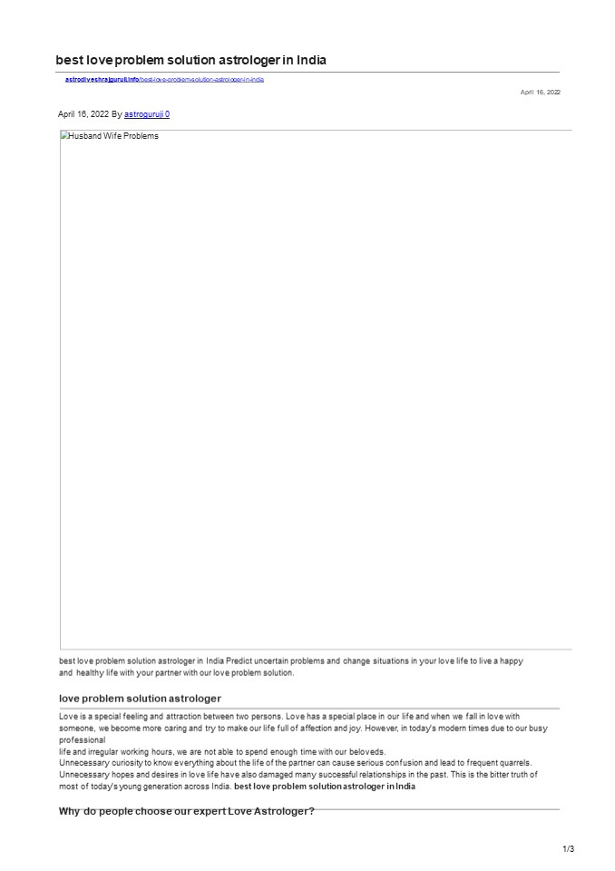 Love Problem Solution In Boston +91 7737015003