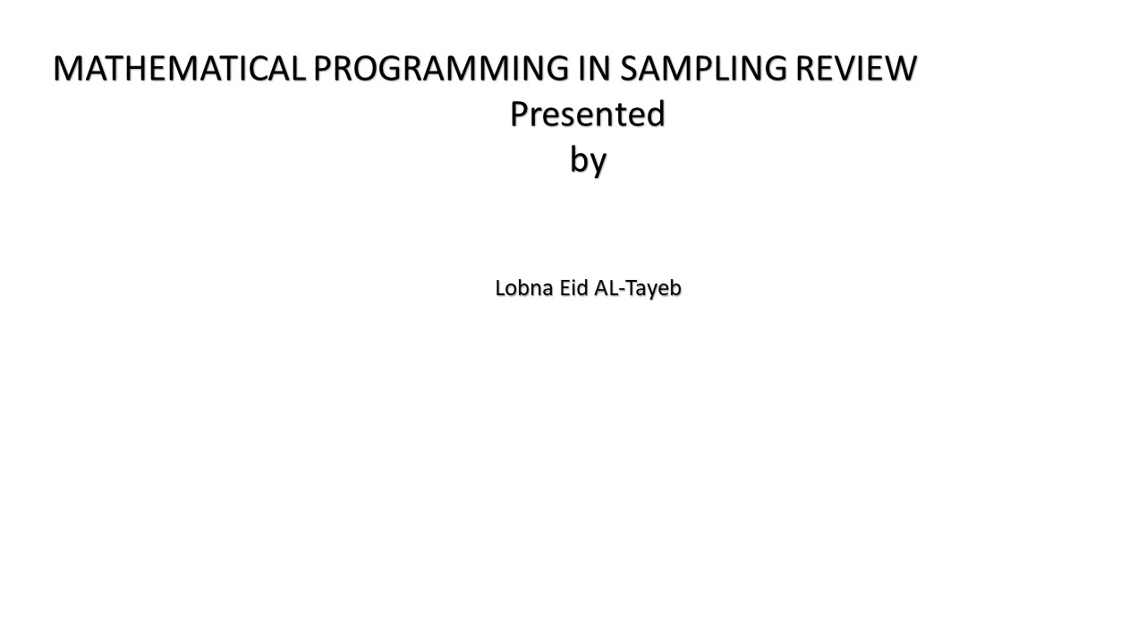 mathematical p. presentation | free to download