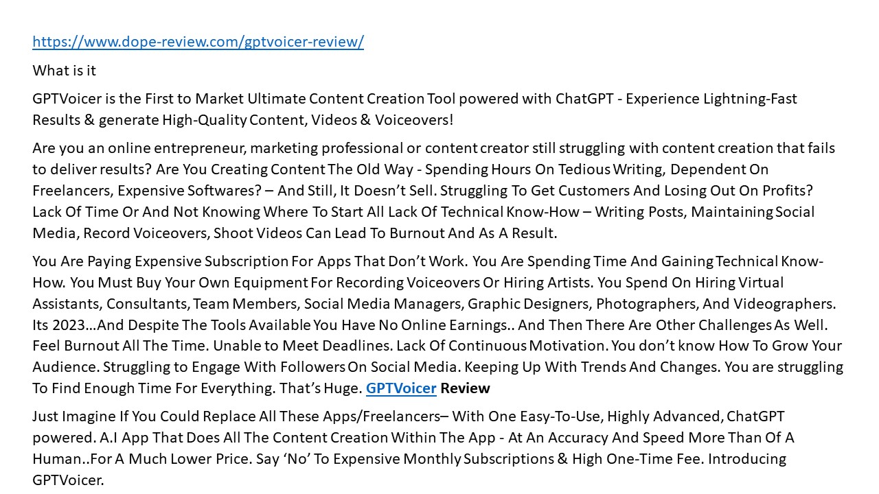 GPTVoicer Review