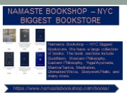 Namaste Bookshop – NYC Biggest Bookstore