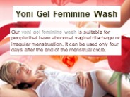 Yoni Gel Feminine Wash