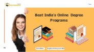 Get The Best India's Online Degree Programs