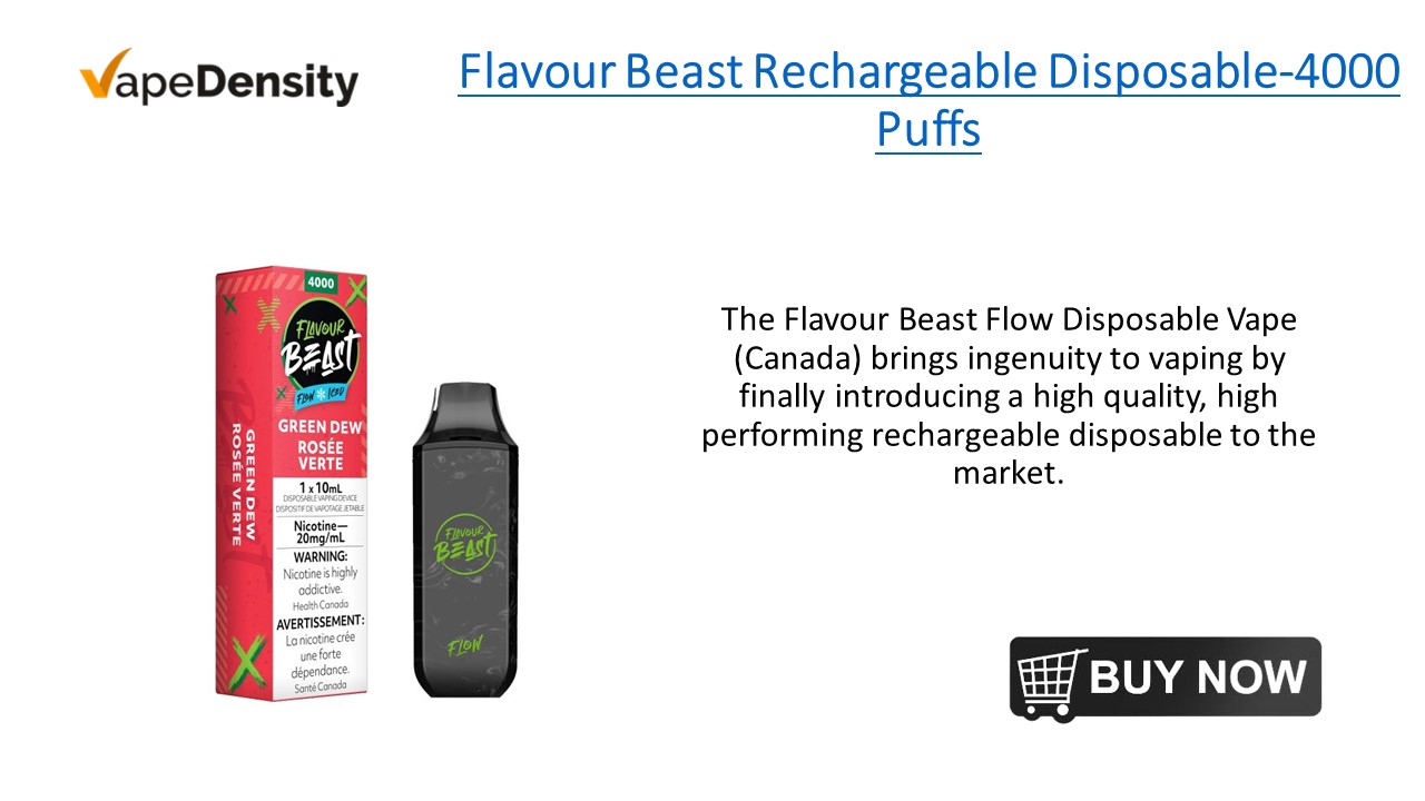 Flavour Beast Rechargeable Disposable-4000 Puffs