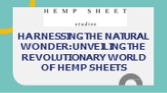 Hemp Sheets