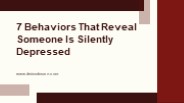 7 Behaviors That Reveal Someone Is Silently Depressed