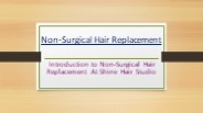 non surgical hair replacement