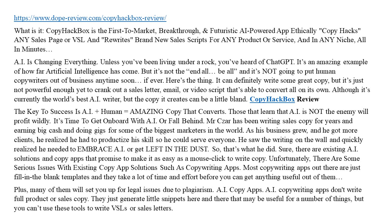 presentation player overlay