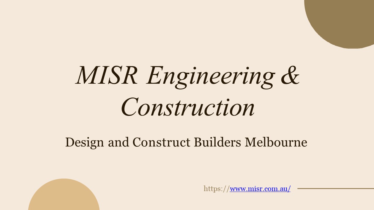 Unit Developers Melbourne | MISR Engineering & Construction in Victoria