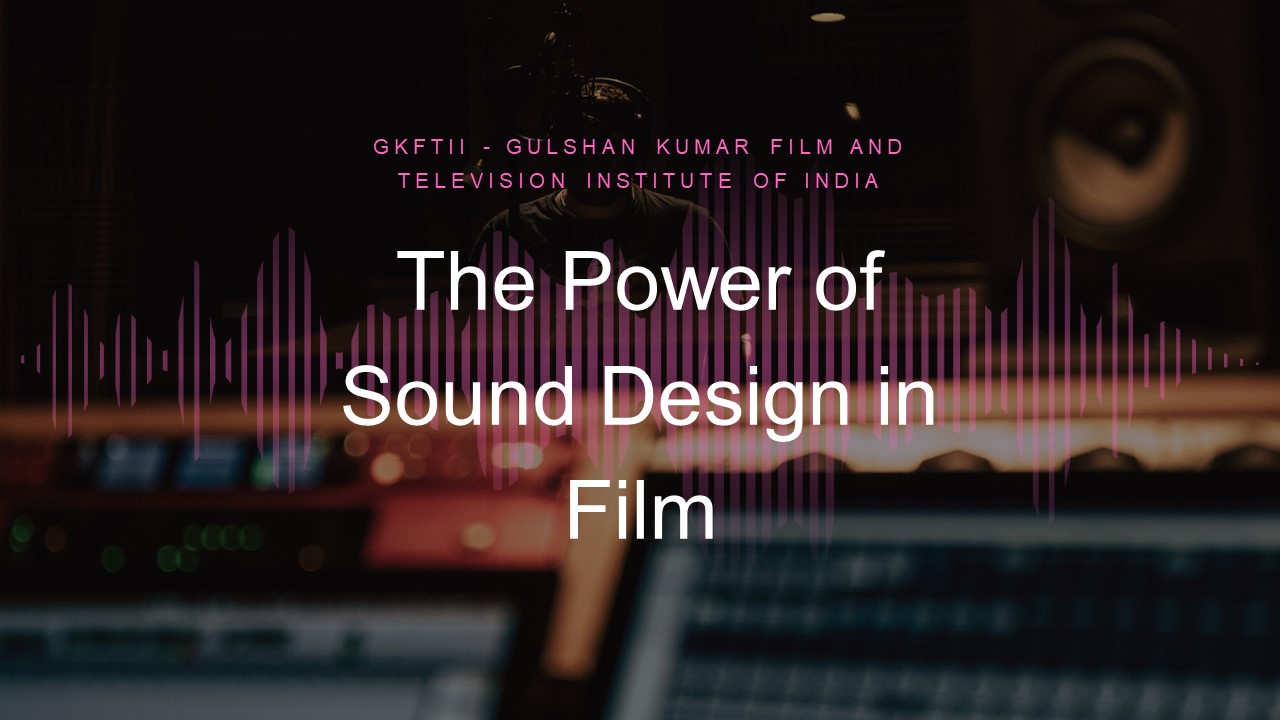 PPT What Is Sound Design? An Intro to Sound in Film PowerPoint
