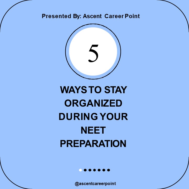 PPT – TOP 5 Effective ways to stay more organized during NEET ...