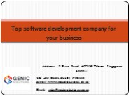 Top software development company for your business