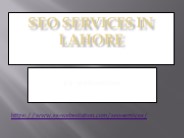 SEO Services in Lahore