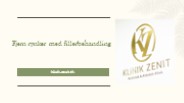 Fjern rynker med fillerbehandling