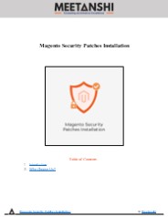 Magento Security Patches Installation Service