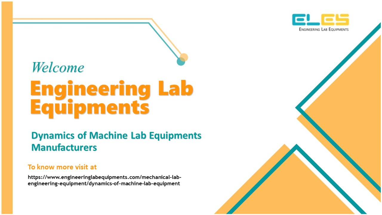 Dynamics of Machine Lab Equipments Manufacturers